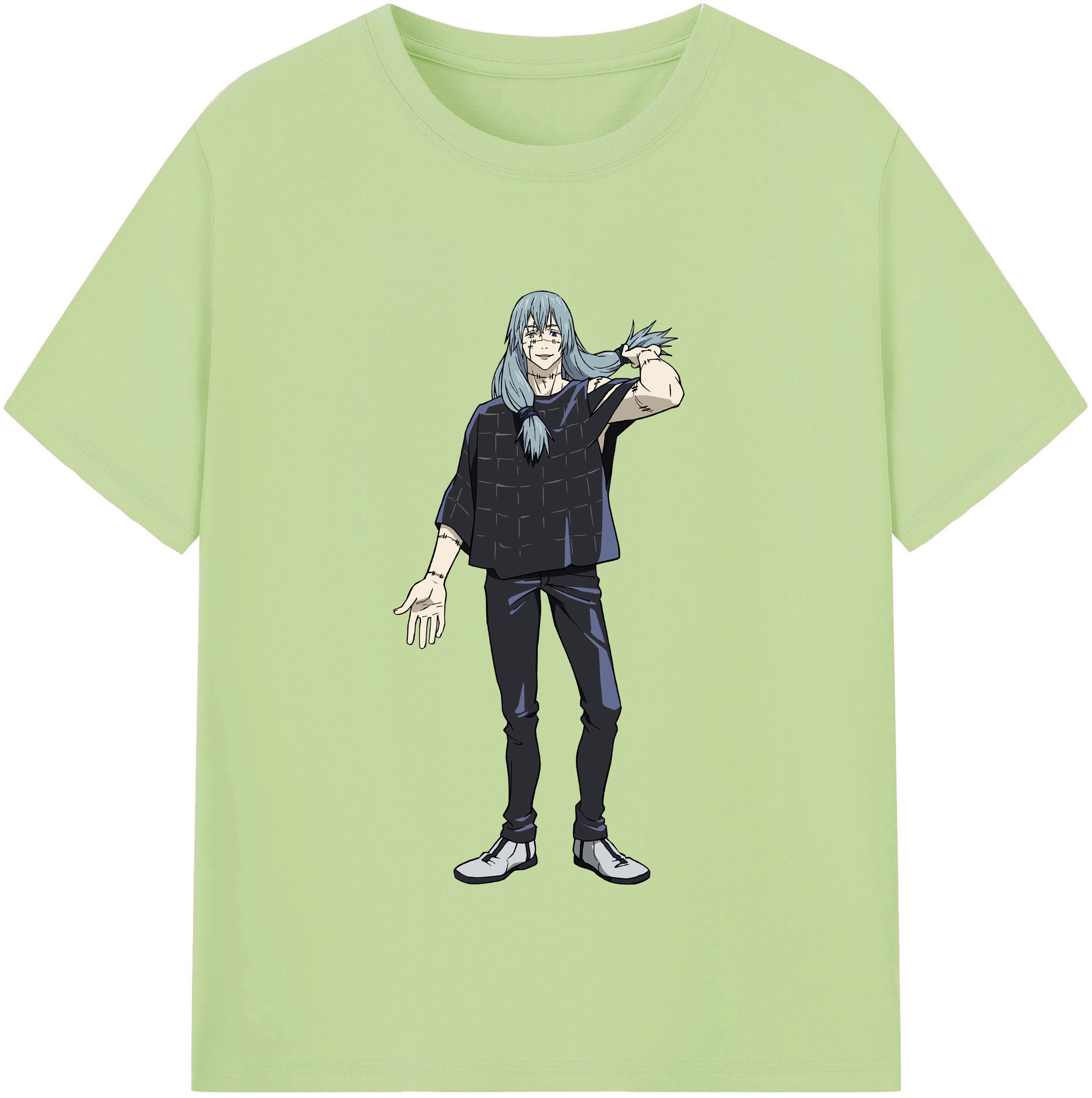 （画像用） 呪術廻戦 Jujutsu Kaisen 綿100％半袖Tシャツ（フロントプリント）